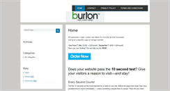 Desktop Screenshot of burtonsites.com