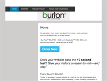 Tablet Screenshot of burtonsites.com